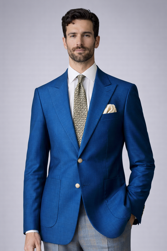 Electric blue suit separetes