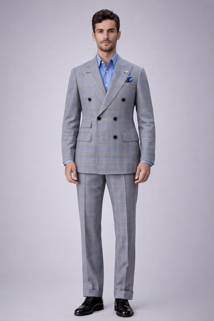 Costume croisé Prince de Galles